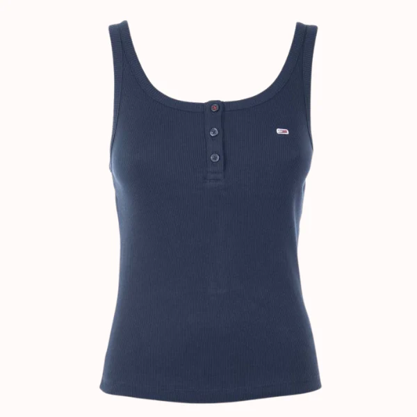 TOP TOMMY JEANS SLIM BUTTON MUJER - Image 3
