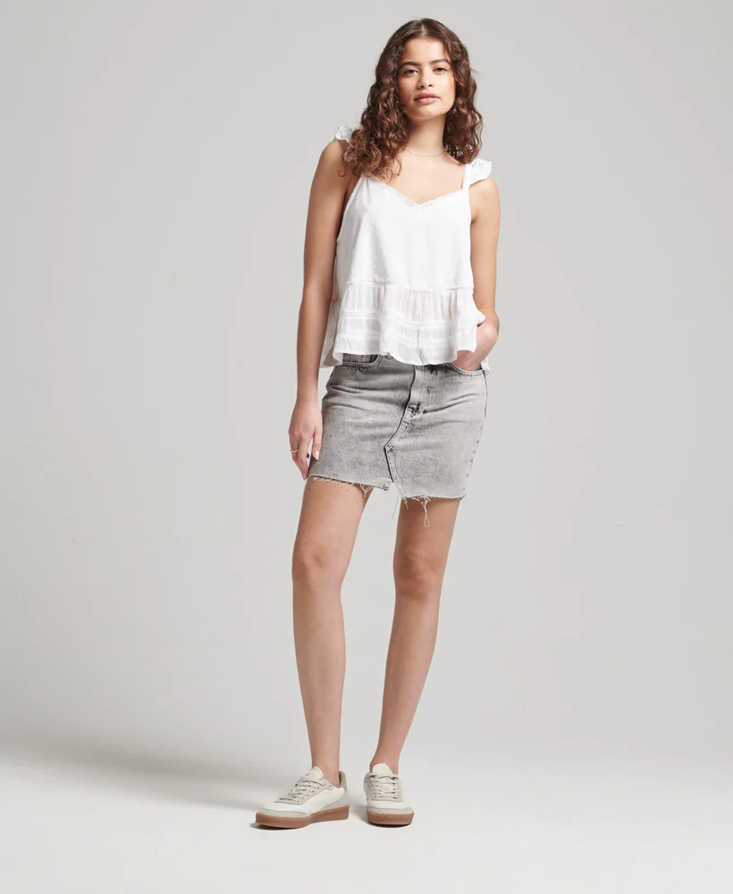 TOP VINTAGE BRODERIE CAMI SUPERDRY MUJER - Image 3