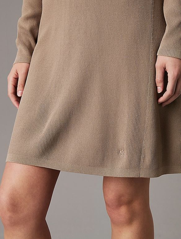 VESTIDO CALVIN KLEIN V-NECK RAYON MUJER - Image 3