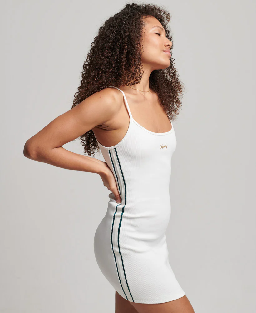 VESTIDO DE PUNTO CON TIRANTES - Image 2
