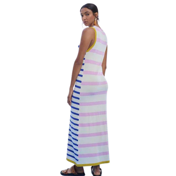 VESTIDO LOLA CASADEMUNT PUNTO RAYAS MUJER - Image 2