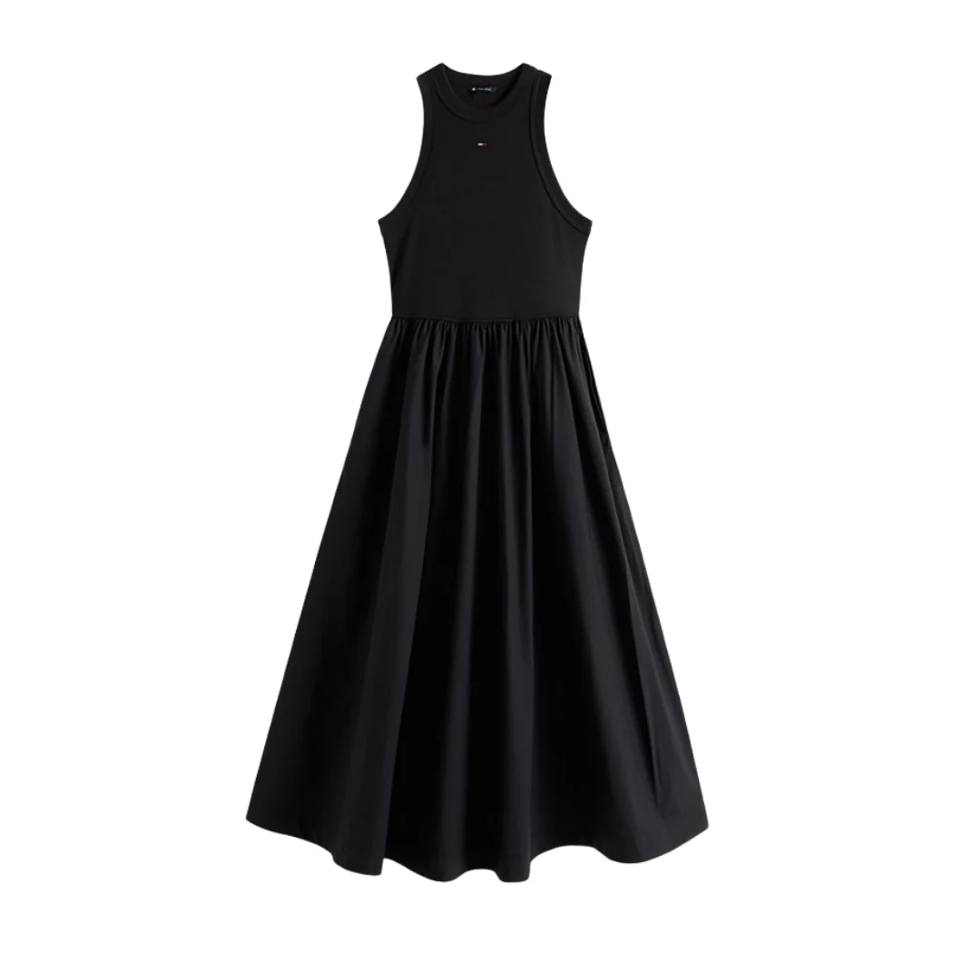 VESTIDO TOMMY JEANS RIB POPLIN MUJER