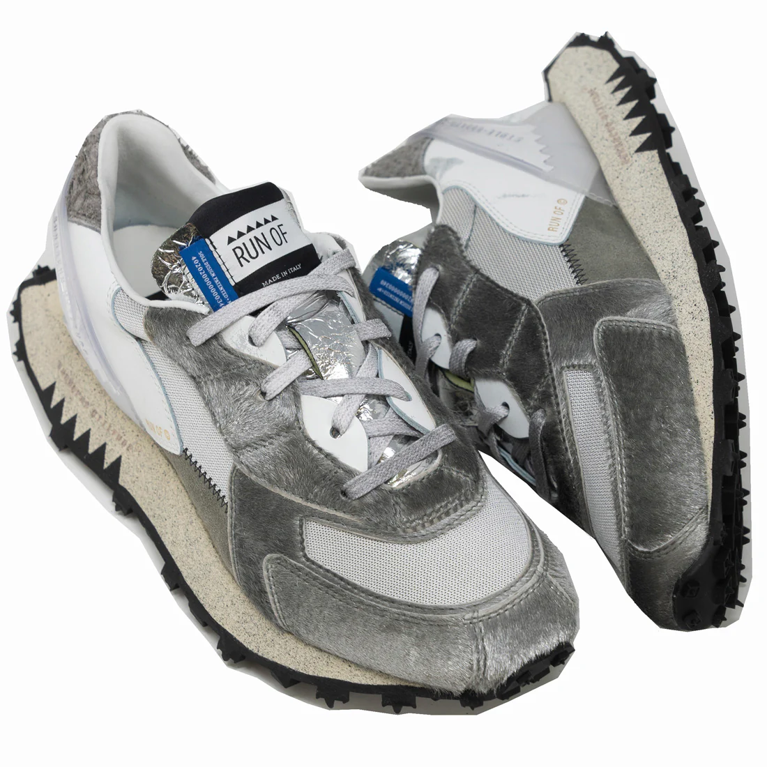 ZAPATILLA RUN OF ALLUMINIO SILVER & GREY MUJER - Image 4