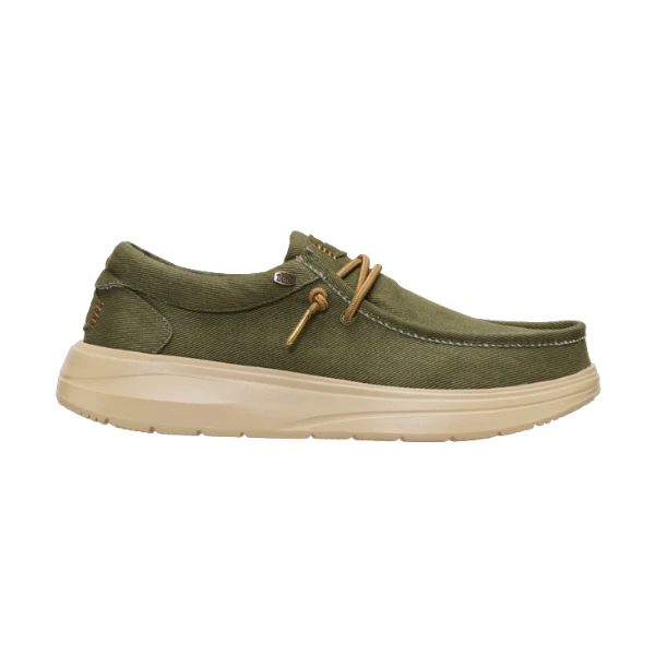 ZAPATO DUDE  WALLY WORN TWILL BURNT HOMBRE